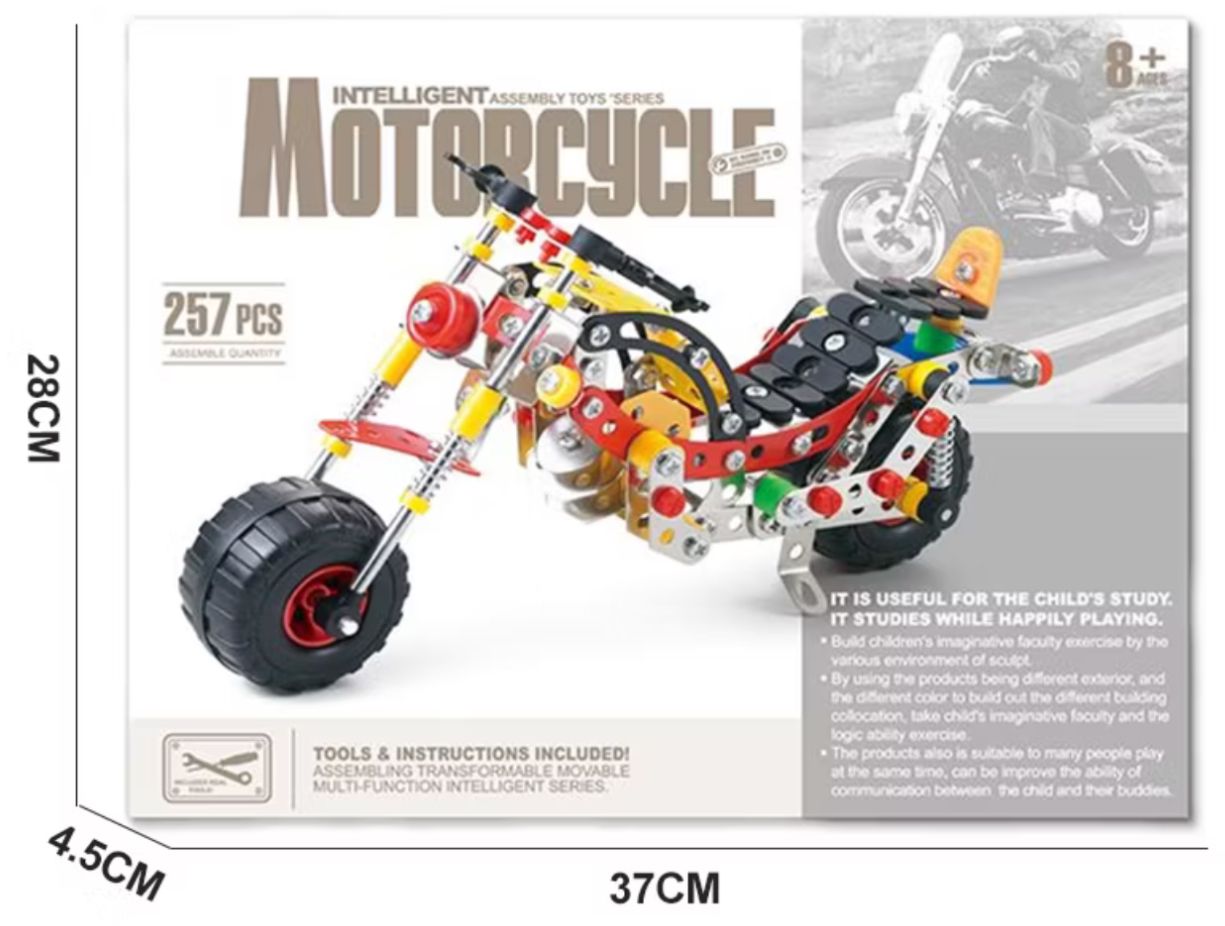 Smart Motorcycle Building Set (257 Pieces)